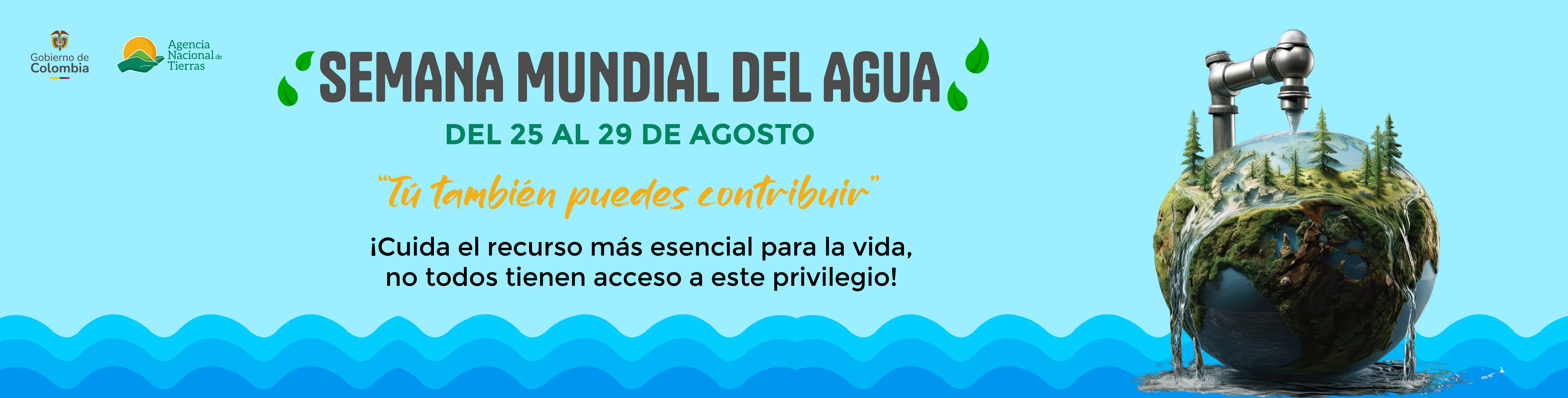 Semana mundial del agua.