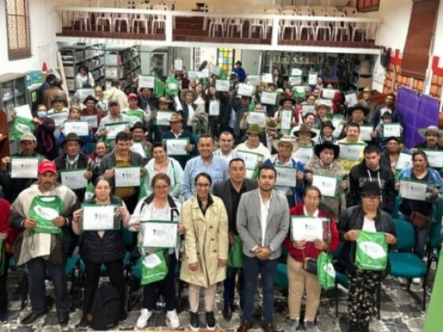 Familias de Boyacá que recibieron títulos