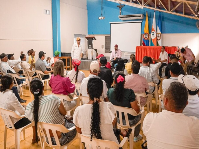 Director de la ANT en reunión realizada en Buenavista - Córdoba
