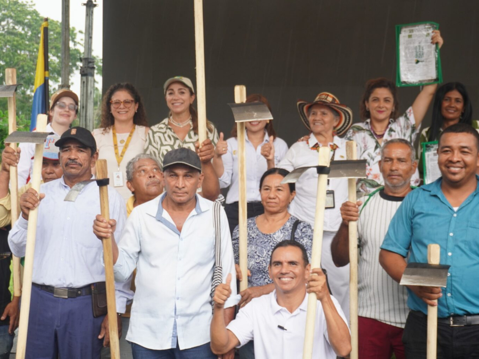 Entrega en distintos municipios.