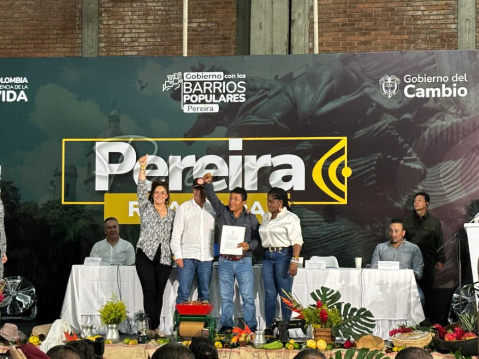 Entrega resguardo Indígena