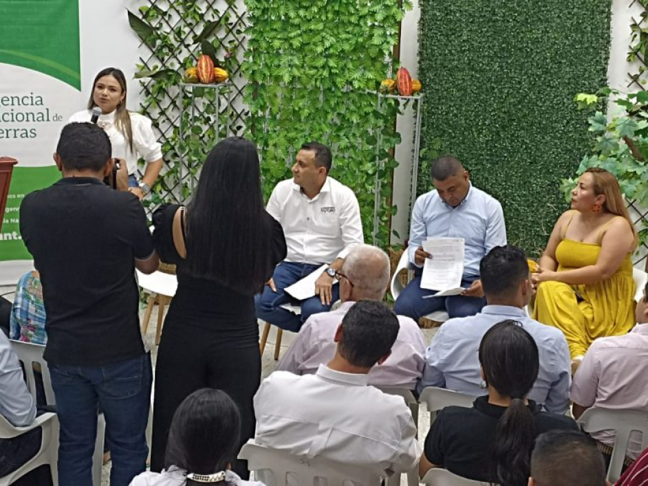 Sesión de inauguración de la Unidad de Gestión Territorial – UGT – Arauca.