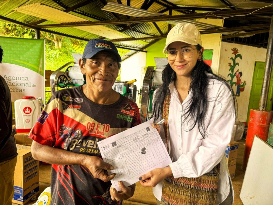 Jornada de entrega de alimentos por parte de la ANT a indígenas