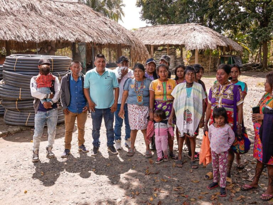 Jornada de entrega de alimentos por parte de la ANT a indígenas