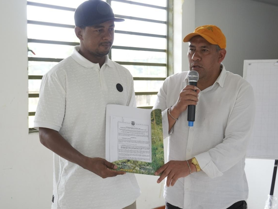 Para fortalecer derechos territoriales étnicos, ANT formaliza cerca de 9.500 hectáreas en Cauca