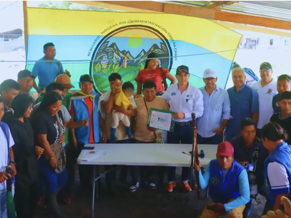 En acto de reparación, ANT entrega 663 hectáreas a comunidad Emberá Chamí de Bolívar, Valle del Cauca 